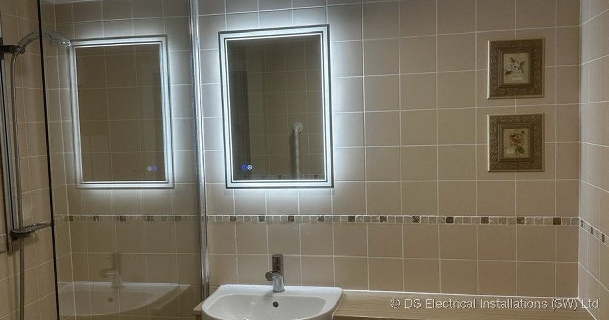 Bathroom electrical install, DS Electrical