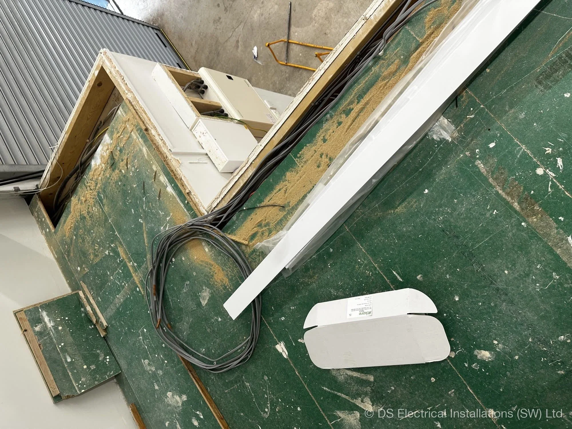 Commercial cable containment and tray installation by DS Electrical