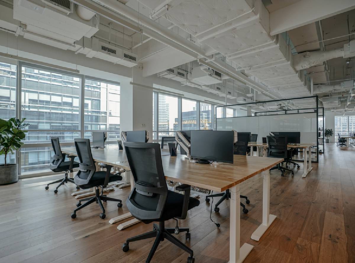 Office data cabling installation