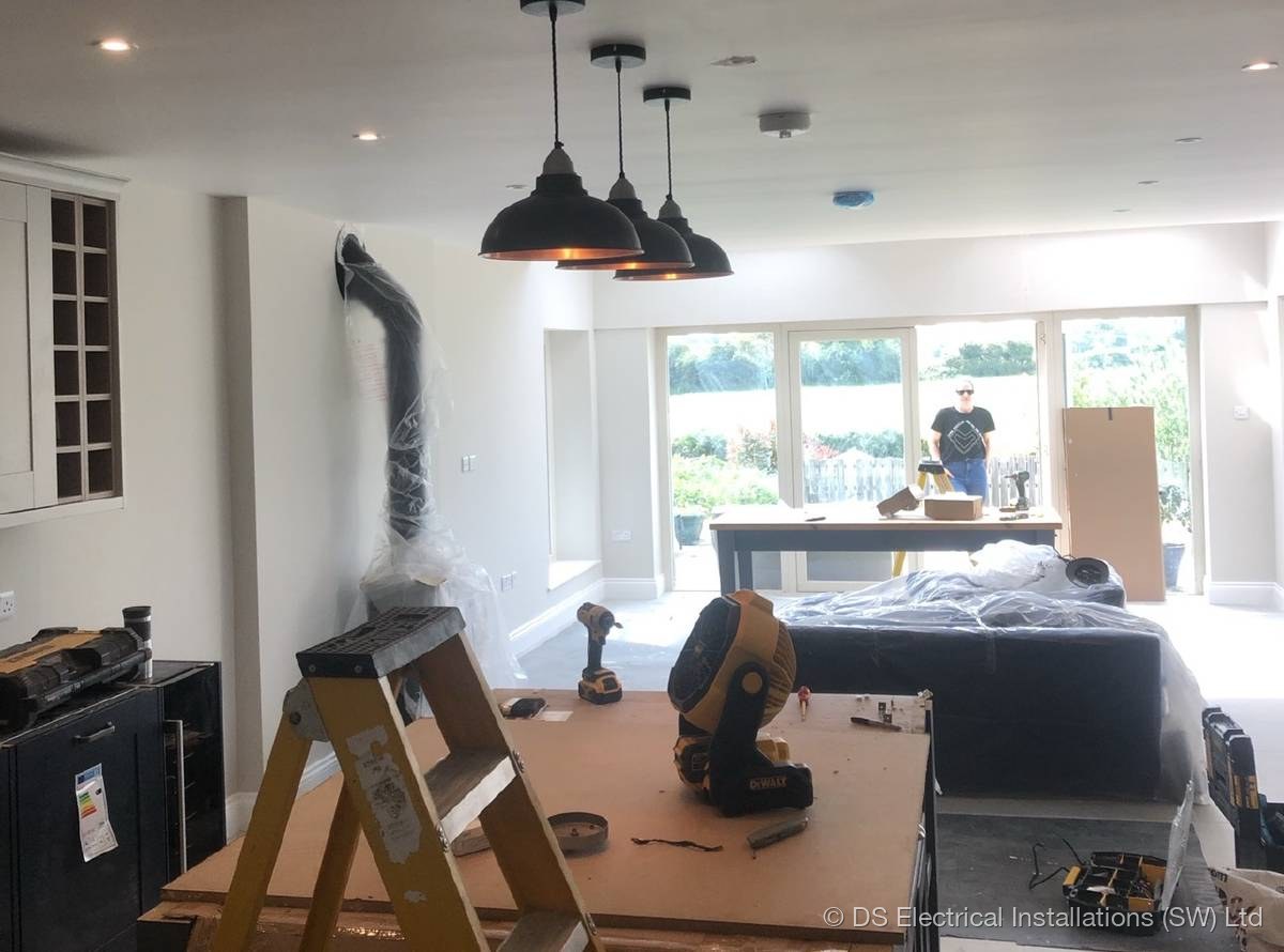 Domestic electrical install, consumer unit and rewiring