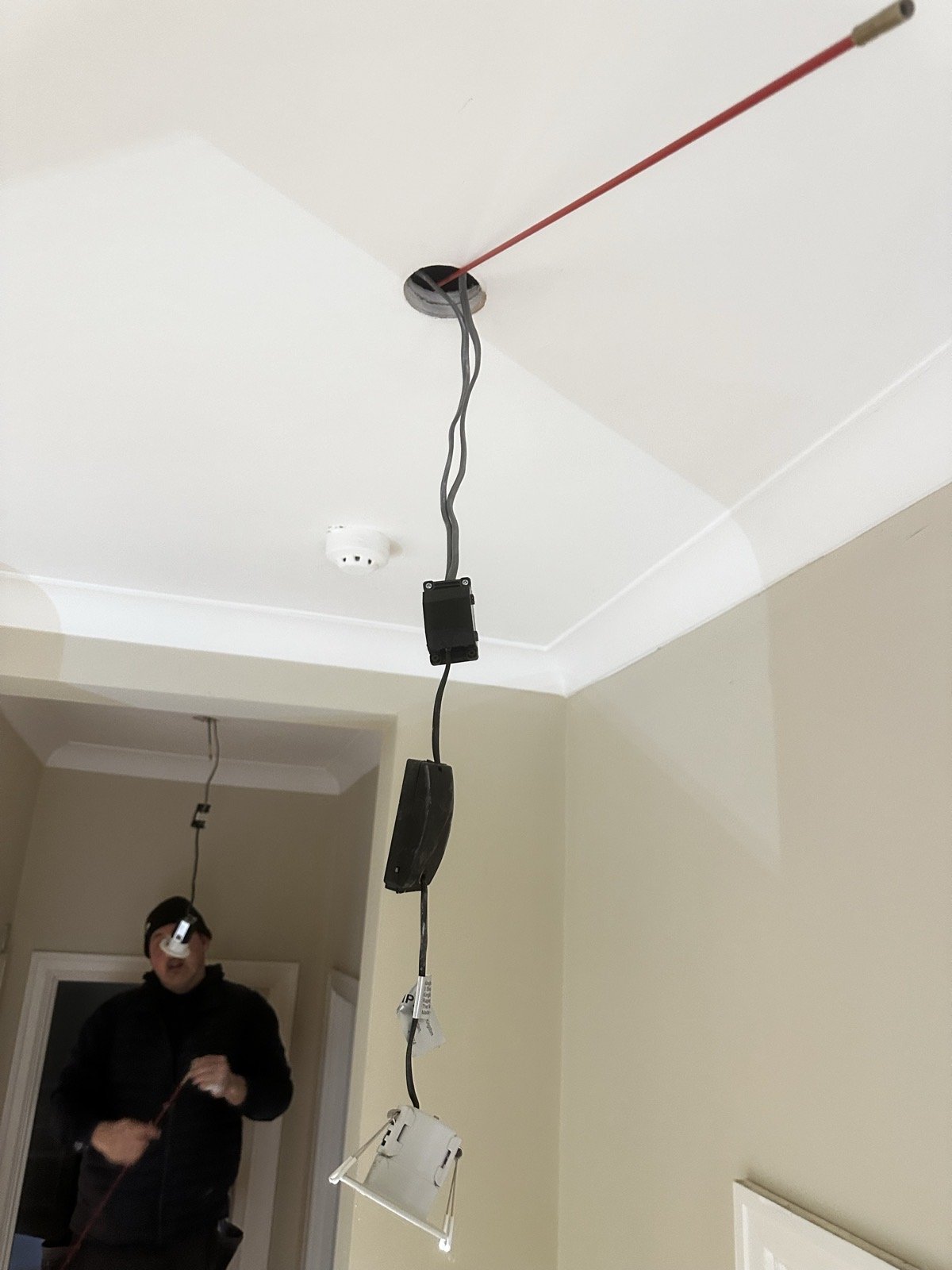 BS 5266 emergency lighting EXIT sign and escape route luminaire installed by DS Electrical Somerset