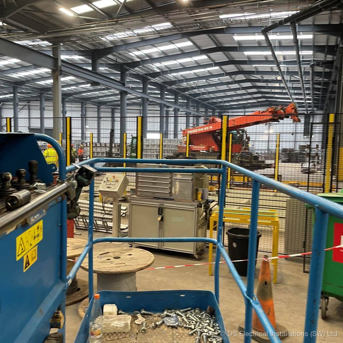 Industrial warehouse electrical and lighting installation