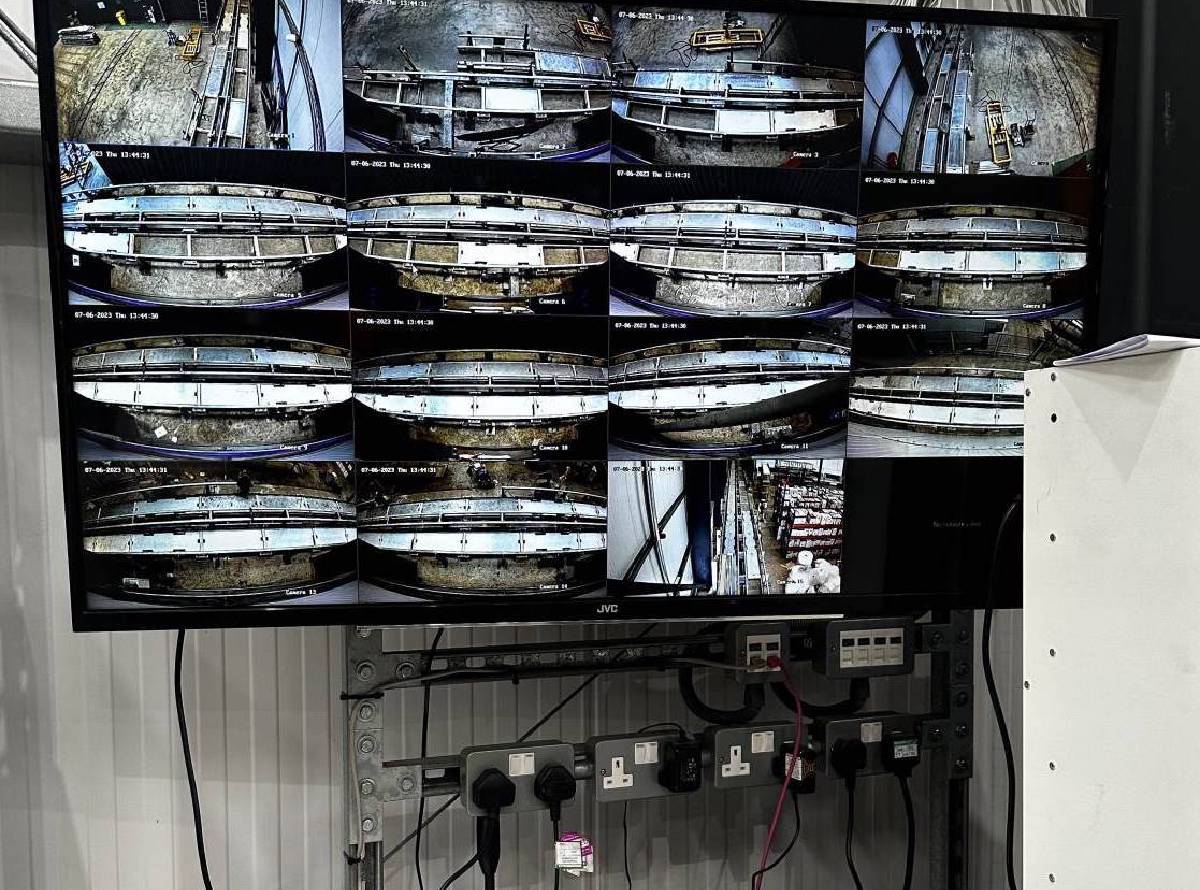 CCTV security system installation