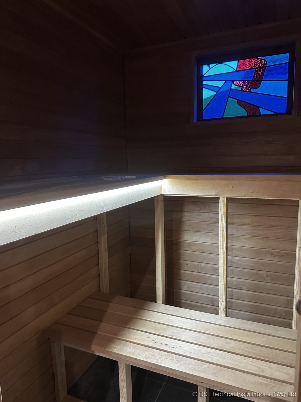 Under-cabinet LED lighting installation by DS Electrical